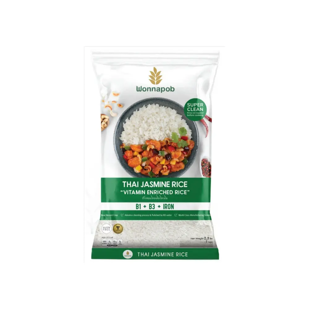 Wonnapob Thai Jasmine Rice (1 kg / 2.2 lb)