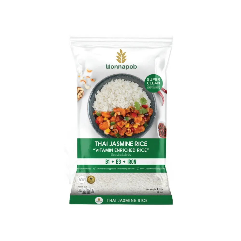 Wonnapob Thai Jasmine Rice (5 kg / 11.02 lb)