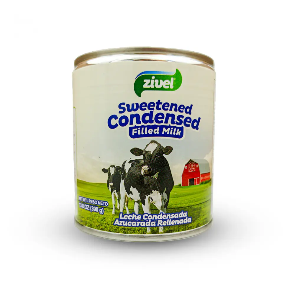 Leche condensada azucarada rellenada Zivel (390 g / 13.75 oz)